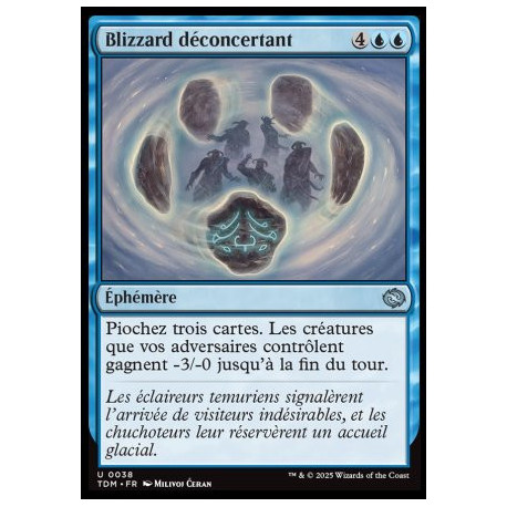 (Foil) Bleue - Blizzard déconcertant (U) [TDM]