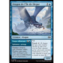 (Foil) Bleue - Dragon de l'Île de Dirgur // Frappe affleurante (V1) (C) [TDM]