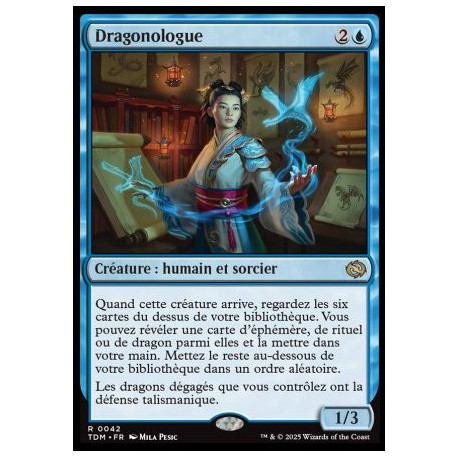(Foil) Bleue - Dragonologue (V1) (R) [TDM]