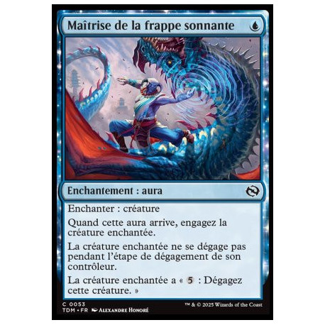 (Foil) Bleue - Maîtrise de la frappe sonnante (C) [TDM]