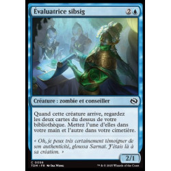 (Foil) Bleue - Évaluatrice sibsig (C) [TDM]