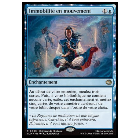 (Foil) Bleue - Immobilité en mouvement (V1) (R) [TDM]