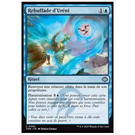 (Foil) Bleue - Rebuffade d'Uréni (U) [TDM]