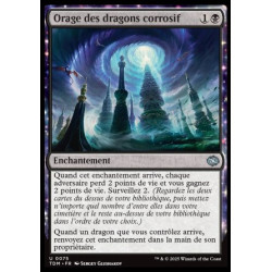 (Foil) Noire - Orage des dragons corrosif (V1) (U) [TDM]