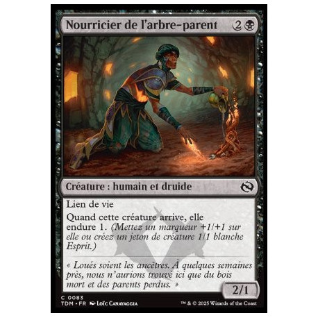 (Foil) Noire - Nourricier de l'arbre-parent (C) [TDM]