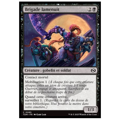 (Foil) Noire - Brigade lamenuit (C) [TDM]