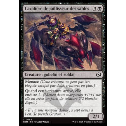 (Foil) Noire - Cavalière de jaillisseur des sables (C) [TDM]