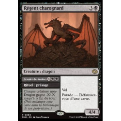 (Foil) Noire - Régent charognard // Exsuder des Toxines (V1) (R) [TDM]