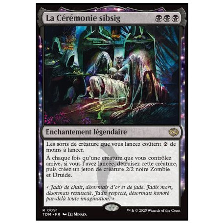 (Foil) Noire - La Cérémonie sibsig (V1) (R) [TDM]