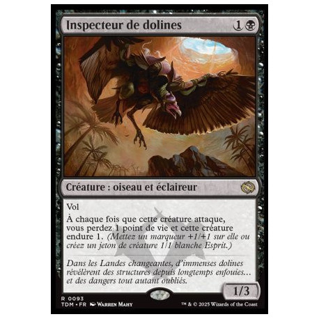 (Foil) Noire - Inspecteur de dolines (V1) (R) [TDM]