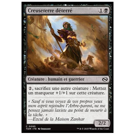(Foil) Noire - Creuseterre déterré (C) [TDM]