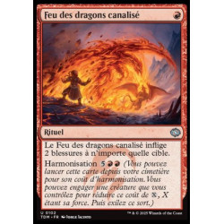 (Foil) Rouge - Feu des dragons canalisé (U) [TDM]