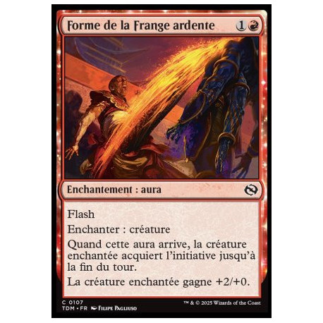 (Foil) Rouge - Forme de la Frange ardente (C) [TDM]