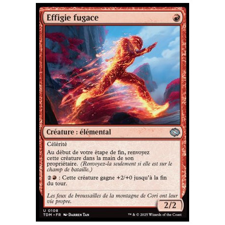 (Foil) Rouge - Effigie fugace (U) [TDM]