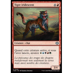 (Foil) Rouge - Tigre iridescent (U) [TDM]