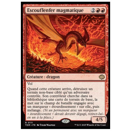 (Foil) Rouge - Escouflenfer magmatique (V1) (R) [TDM]
