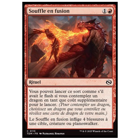 (Foil) Rouge - Souffle en fusion (C) [TDM]