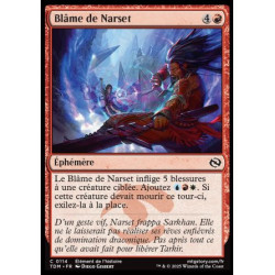 (Foil) Rouge - Blâme de Narset (C) [TDM]