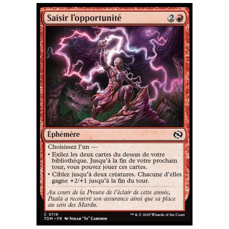 (Foil) Rouge - Saisir l'opportunité (C) [TDM]