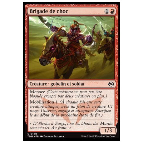 (Foil) Rouge - Brigade de choc (C) [TDM]