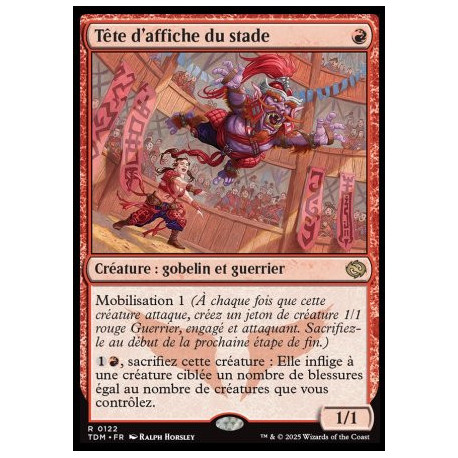 (Foil) Rouge - Tête d'affiche du stade (V1) (R) [TDM]