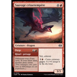 (Foil) Rouge - Sauvage crissetempête // Purge (V1) (C) [TDM]