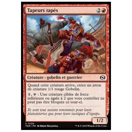 (Foil) Rouge - Tapeurs tapés (C) [TDM]