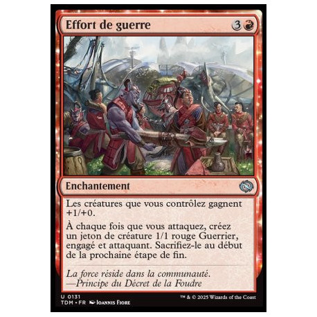 (Foil) Rouge - Effort de guerre (U) [TDM]