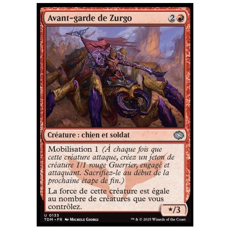 (Foil) Rouge - Avant-garde de Zurgo (U) [TDM]