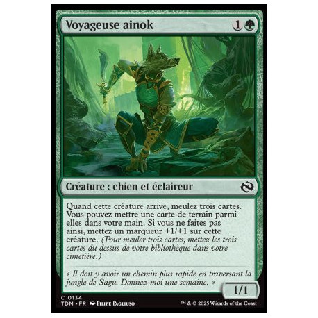 (Foil) Verte - Voyageuse ainok (C) [TDM]