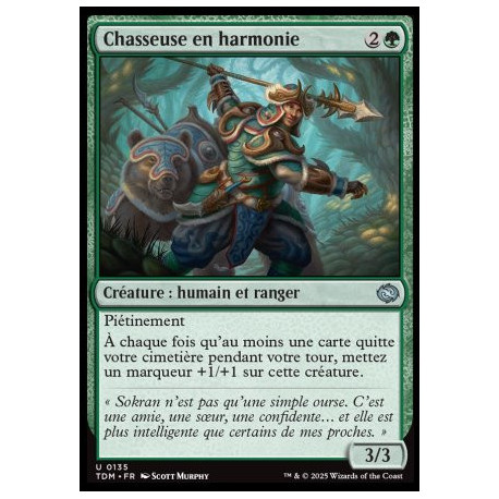 (Foil) Verte - Chasseuse en harmonie (U) [TDM]