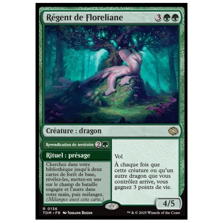 (Foil) Verte - Regent de Floreliane // Revendication de territoire (V1) (R) [TDM]