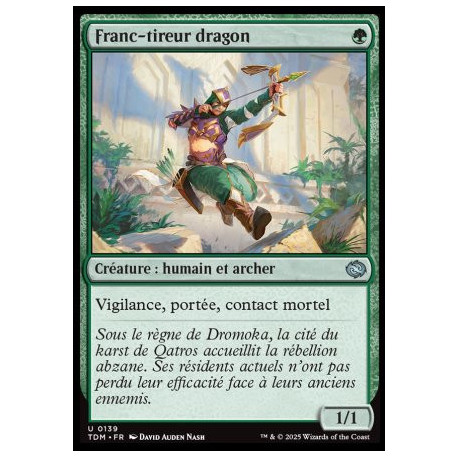 (Foil) Verte - Franc-tireur dragon (U) [TDM]