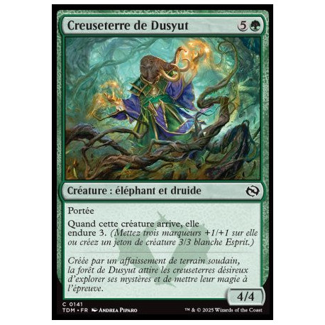 (Foil) Verte - Creuseterre de Dusyut (C) [TDM]