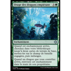 (Foil) Verte - Orage des dragons empiétant (V1) (U) [TDM]