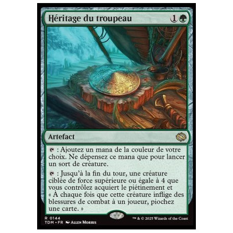 (Foil) Verte - Héritage du troupeau (V1) (R) [TDM]