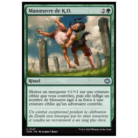 (Foil) Verte - Manœuvre de K.O. (U) [TDM]