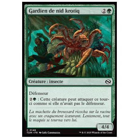 (Foil) Verte - Gardien de nid krotiq (C) [TDM]