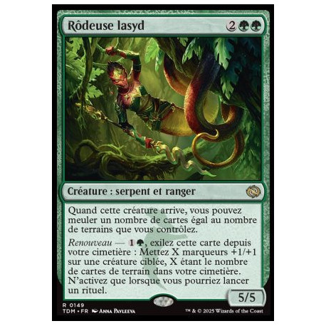 (Foil) Verte - Rôdeuse lasyd (V1) (R) [TDM]