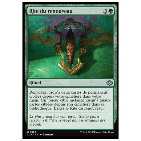 (Foil) Verte - Rite du renouveau (U) [TDM]