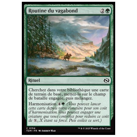 (Foil) Verte - Routine du vagabond (C) [TDM]