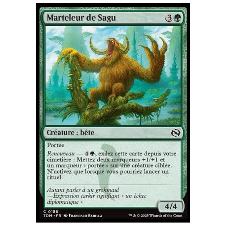 (Foil) Verte - Marteleur de Sagu (C) [TDM]