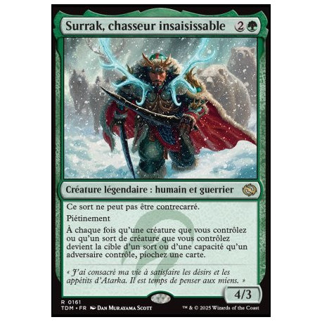 (Foil) Verte - Surrak, chasseur insaisissable (V1) (R) [TDM]