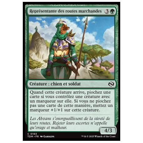 (Foil) Verte - Représentante des routes marchandes (C) [TDM]