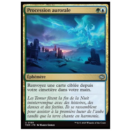 (Foil) Multicolore - Procession aurorale (U) [TDM]