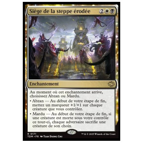 (Foil) Multicolore - Siège de la steppe érodée (V1) (R) [TDM]