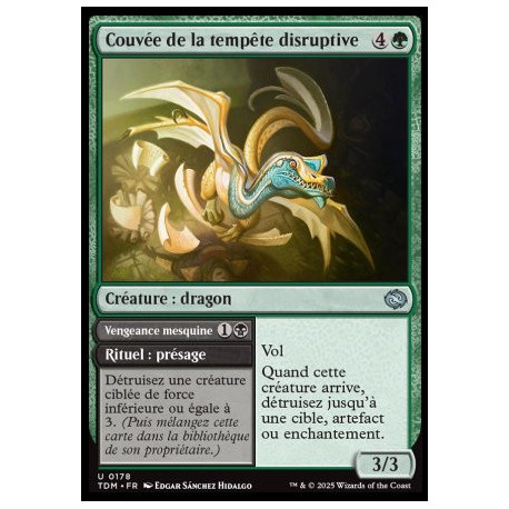 (Foil) Multicolore - Couvée de la tempête disruptive // Vengeance mesquine (V1) (U) [TDM]
