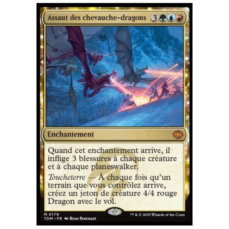 (Foil) Multicolore - Assaut des chevauche-dragons (V1) (M) [TDM]