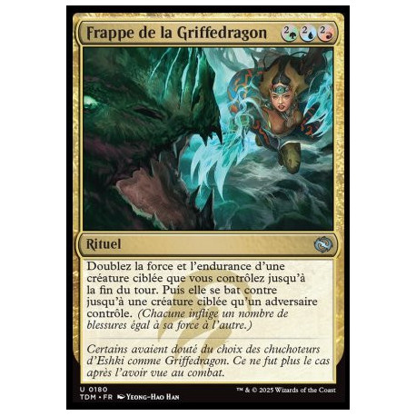 (Foil) Multicolore - Frappe de la Griffedragon (U) [TDM]