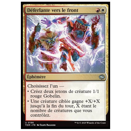 (Foil) Multicolore - Déferlante vers le front (U) [TDM]